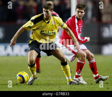 Calcio - FA Barclays Premiership - Charlton Athletic V Liverpool - La Valle Foto Stock