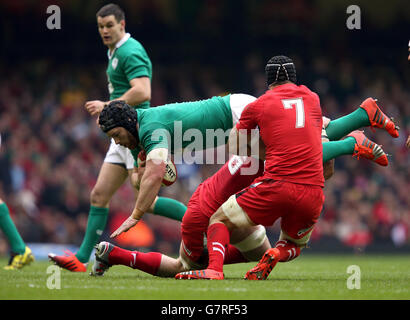 Rugby Union - 2015 RBS 6 Nazioni - Galles v Irlanda - Millennium Stadium Foto Stock