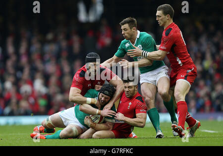 Rugby Union - 2015 RBS 6 Nazioni - Galles v Irlanda - Millennium Stadium Foto Stock