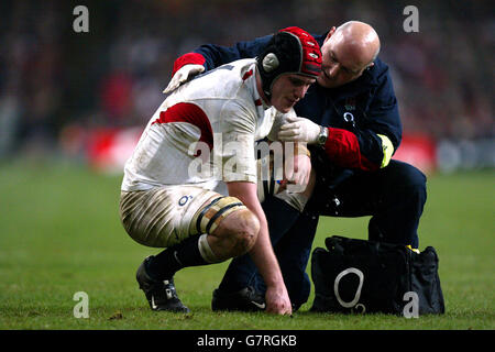 Il Rugby - RBS 6 Nazioni Campionato 2005 - Galles v Inghilterra - Millennium Stadium Foto Stock