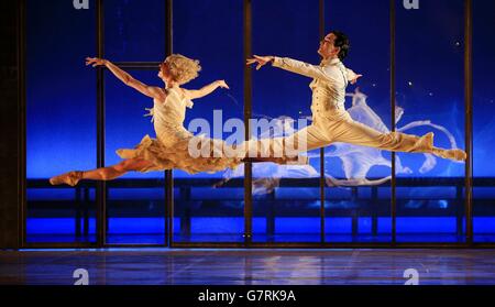 Northern Ballet è il grande Gatsby prove in Sadler's Wells - Londra Foto Stock