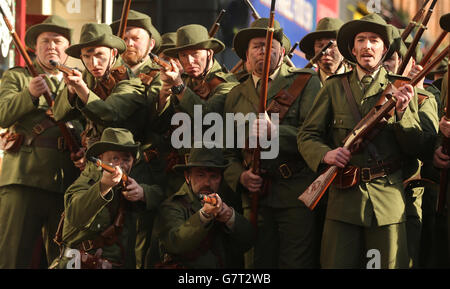 L'O'carica Rahilly rievocazione Foto Stock