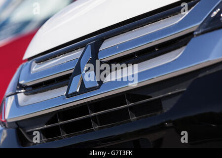 Mitsubishi concessionaria auto a Belleville, Ont., il 24 giugno 2016 Foto Stock