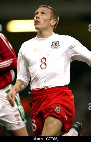 Calcio - amichevole internazionale - Galles v Ungheria - Millennium Stadium Foto Stock