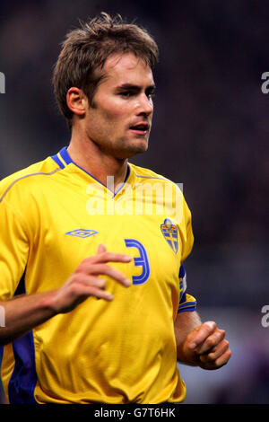 Calcio - International friendly - Francia / Svezia - Stade de France. Olof Mellberg, Svezia Foto Stock