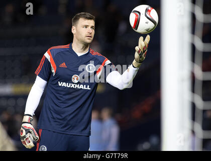 Calcio - amichevole internazionale - Scozia v Irlanda del Nord - Hampden Park Foto Stock