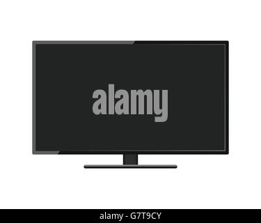 TV LCD monitor illustrazione vettoriale Illustrazione Vettoriale