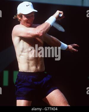 Campo da tennis ... ATP Lipton campionato di tennis Foto Stock