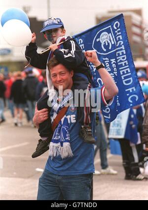 Calcio - Littlewoods FACup - Semi finale - Chesterfield v Middlesbrough Foto Stock