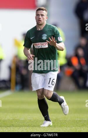 Calcio - Campionato Scozzese - Hibernian v cuore di Midlothian - strada di Pasqua. Lewis Stevenson, iberniano. Foto Stock