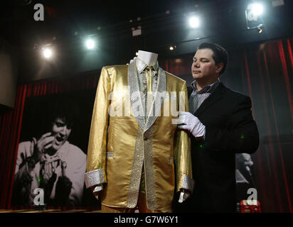 Elvis Presley Memorabilia mostra - Londra Foto Stock