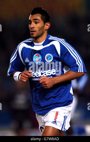 Calcio - Francia Premiere Division - Strasburgo / Caen - Stade de la Meinau. Yassine Abdessadki, Strasburgo Foto Stock