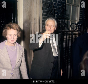 Politica - 1966 Elezioni generali - 10 Downing Street Foto Stock