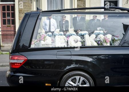 Becky Watt funerale Foto Stock