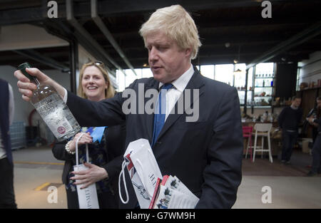 Elezioni generali 2015 campagna - Aprile xvii Foto Stock