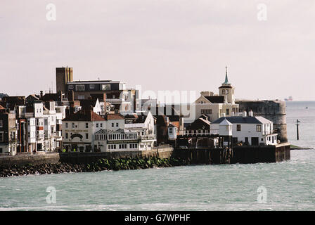 Il porto di Portsmouth Foto Stock