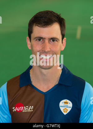 Cricket - Derbyshire CCC Media Day - 3AAA County Ground Foto Stock