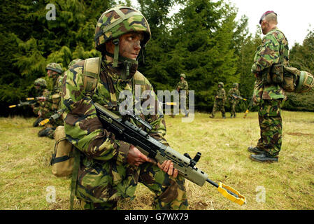 La formazione di base all'esercito reggimento di formazione - Winchester Foto Stock