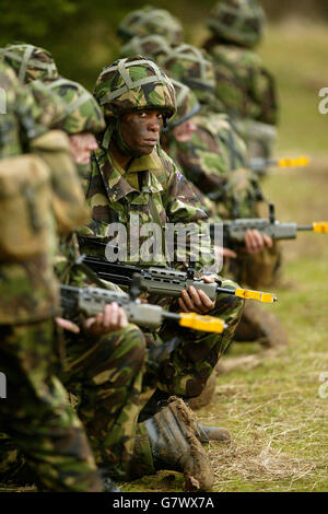 La formazione di base all'esercito reggimento di formazione - Winchester Foto Stock
