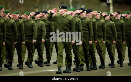 La formazione di base all'esercito reggimento di formazione - Winchester Foto Stock