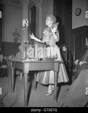 Intrattenimento - Greer Garson - Sala Grande - King's College di Londra Foto Stock