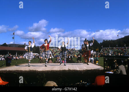 Costumi e Tradizioni - Braemar Giochi Foto Stock
