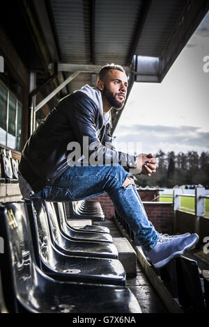 Calcio - Lega Belga Proximus - John Bostock Feature - OH Leuven. Il centrocampista inglese John Bostock del team belga di seconda divisione OH Leuven è stato raffigurato durante un'intervista Foto Stock