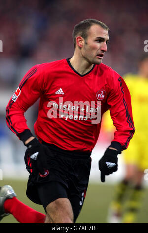 Calcio - Bundesliga tedesca - FC Nurnberg v Borussia Dortmund - Frankenstadion. Robert Vittek, FC Nurnberg Foto Stock