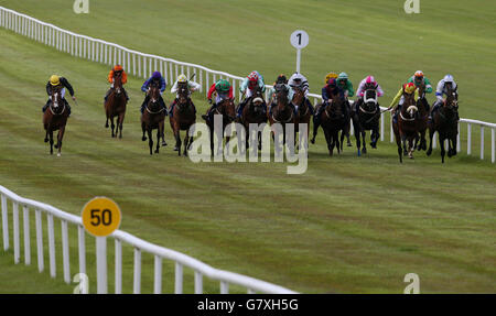 Horse Racing - Newbridge parrocchie famiglia il giorno della gara - Curragh Racecourse Foto Stock