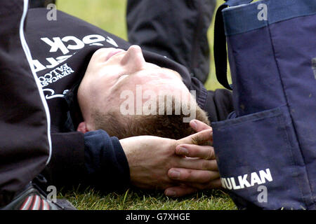 Rugby Union - Zurich Premiership - arlecchini v Newcastle Falcons - Stoop Memorial Terreno Foto Stock