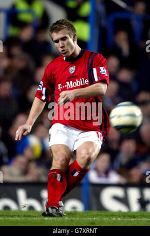 Calcio - fa Barclays Premiership - Chelsea v West Bromwich Albion - Stamford Bridge. Martin Albrechtsen, West Bromwich Albion Foto Stock