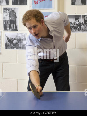 Il principe Harry visita in Nuova Zelanda - Giorno 7 Foto Stock