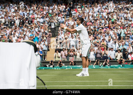 Il torneo di Wimbledon Tennis Championships 2016 tenutasi a tutti, UK. Il 27 giugno, 2016. Lawn Tennis e Croquet Club di Londra, Inghilterra, Regno Unito. Credito: Duncan Grove/Alamy Live News Foto Stock