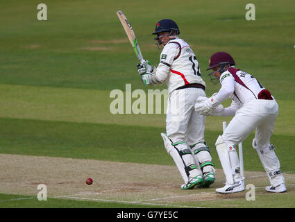 Cricket - LV County Championship - Divisione 2 - Giorno 2 - Northamptonshire v Lancashire - Il County Ground Foto Stock