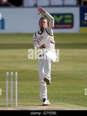 Cricket - LV County Championship - Divisione 2 - Giorno 2 - Northamptonshire v Lancashire - Il County Ground Foto Stock