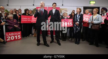 Elezioni generali 2015 campagna - 5 Maggio Foto Stock