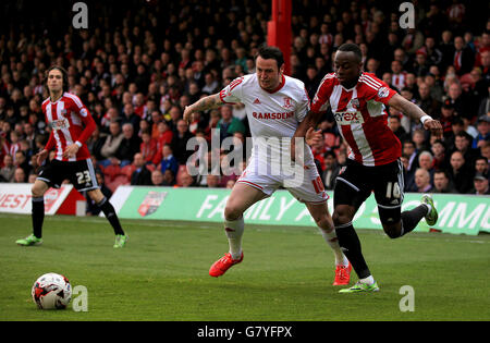 Calcio - Sky scommessa campionato - Play-Off Semi finale - Prima tappa - Brentford v Middlesbrough - Griffin Park Foto Stock