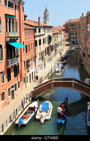 La fondamenta e Rio di San Severo Foto Stock