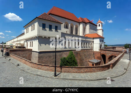 Brno al Castello di Spilberk, Sud Moravia Repubblica Ceca, Europa Foto Stock