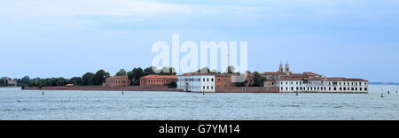 Isola di San Servolo Isola Foto Stock