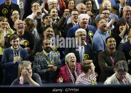 Elezioni generali 2015 Dichiarazione - 7 Maggio Foto Stock