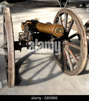 Museo Storico Nazionale dell'Artiglieria 75 mm artiglieria pistola b Savoy Foto Stock