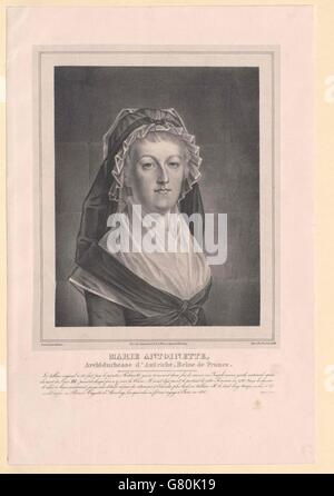 Maria Antonietta, Erzherzogin von Österreich Foto Stock