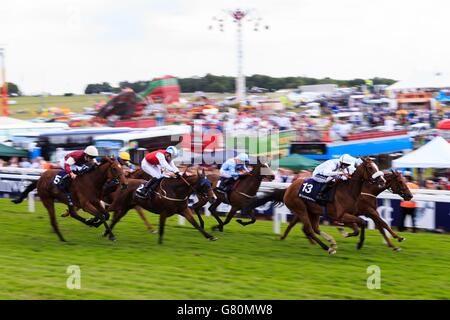 Horse Racing - 2015 Investec Derby Festival - Ladies Day - ippodromo di Epsom Foto Stock