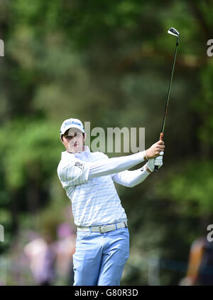 USA Peter Uihlein durante il terzo giorno del campionato Bmw PGA 2015 al Wentworth Golf Club, Surrey. PREMERE ASSOCIAZIONE foto. Data immagine: Sabato 23 maggio 2015. Vedi PA storia GOLF Wentworth. Il credito fotografico dovrebbe essere: Adam Davy/PA Wire. RESTRIZIONI: . Nessun uso commerciale. Nessuna falsa associazione commerciale. Nessuna emulazione video. Nessuna manipolazione delle immagini. Foto Stock