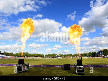 Cricket - NatWest T20 Blast - divisione nord - Leicestershire Volpi v getti Durham - Grace Road Foto Stock