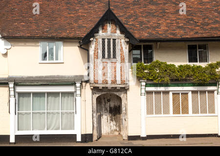 Storici edifici Tudor, Debenham, Suffolk, Inghilterra, Regno Unito Foto Stock