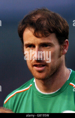 Calcio - International friendly - Irlanda / Cina - Lansdowne Road. Kenny Cunningham, Irlanda Foto Stock