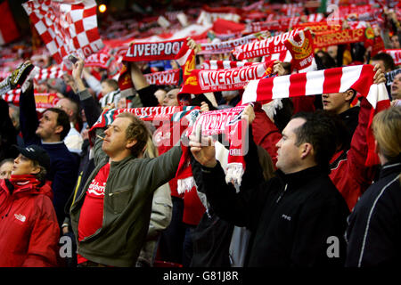 Soccer - UEFA Champions League - Quarti di Finale - Prima tappa - Liverpool v Juventus - Anfield Foto Stock