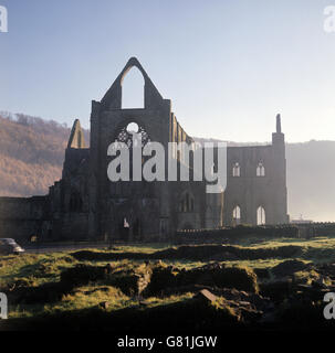 Edifici e monumenti - Tintern Abbey - Monmouthshire Foto Stock